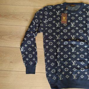 NWT LOUIS VUITTON MENS CASUAL LONG SLEEVE %100COTT